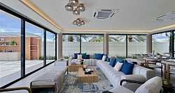 LIVING &  DINING ROOM  BEACHFRONT VILLA